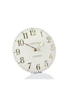 Thomas Kent Arabic Oatmeal Mantel Clock